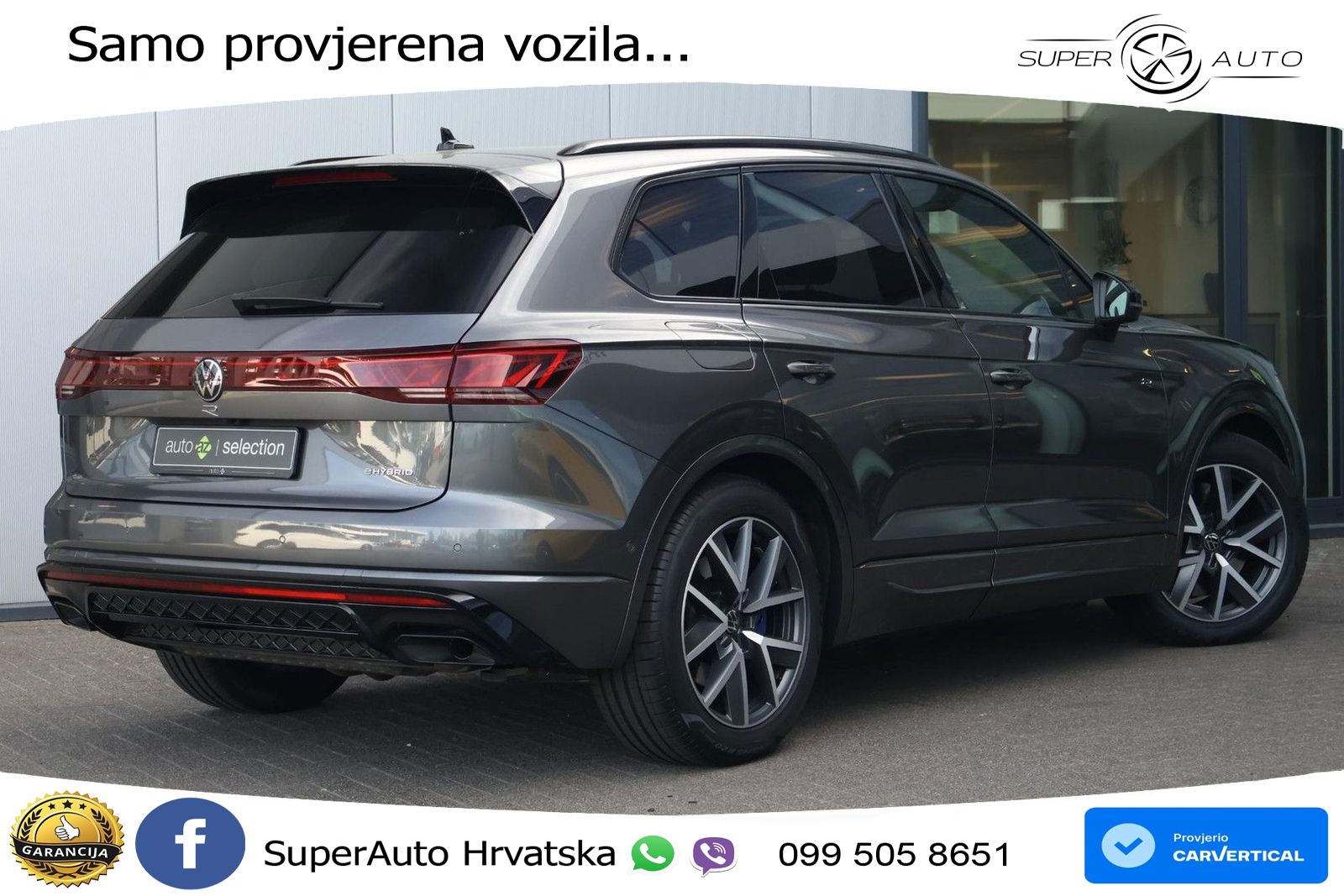 Volkswagen Touareg R 3.0 V6 TFSI (462 KS) 4MOTION Tiptronic LED+GR SJED+ACC