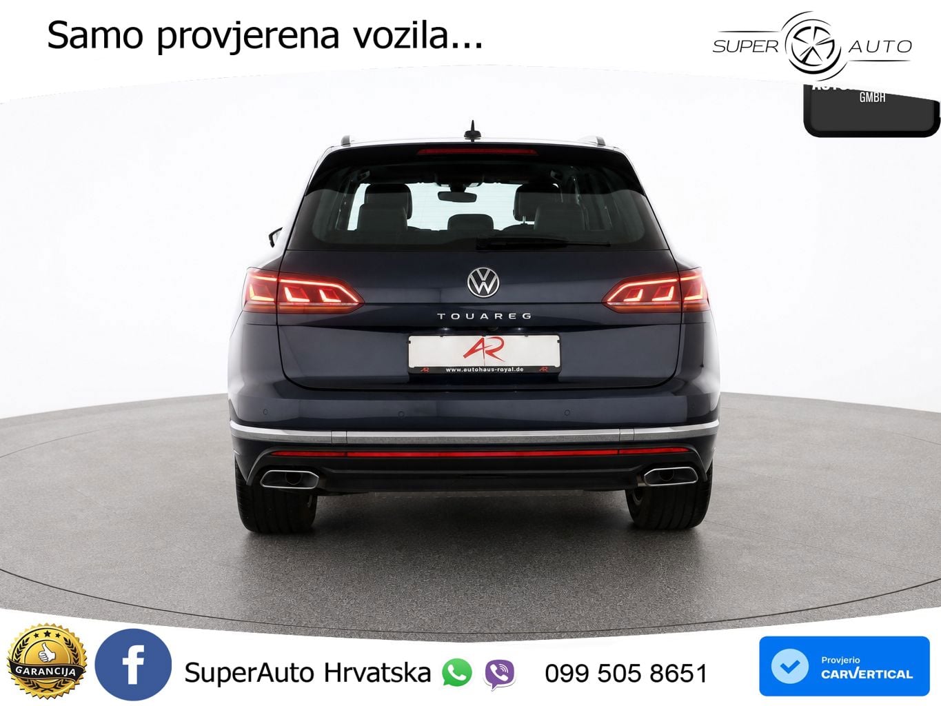 Volkswagen Touareg 3.0 V6 TDI (286 KS) 4MOTION Tiptronic MATRIX+GR SJED+KAM