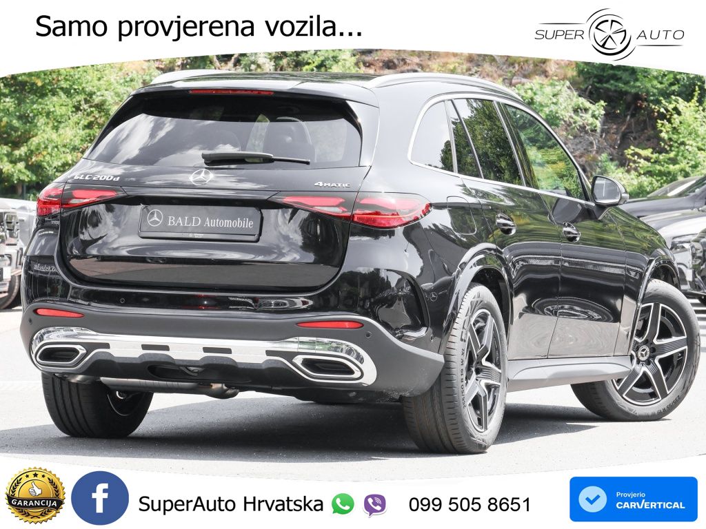 Mercedes GLC 200d (163 KS) 4MATIC 9G-TRONIC AMG ACC+GR SJED+360+PANO