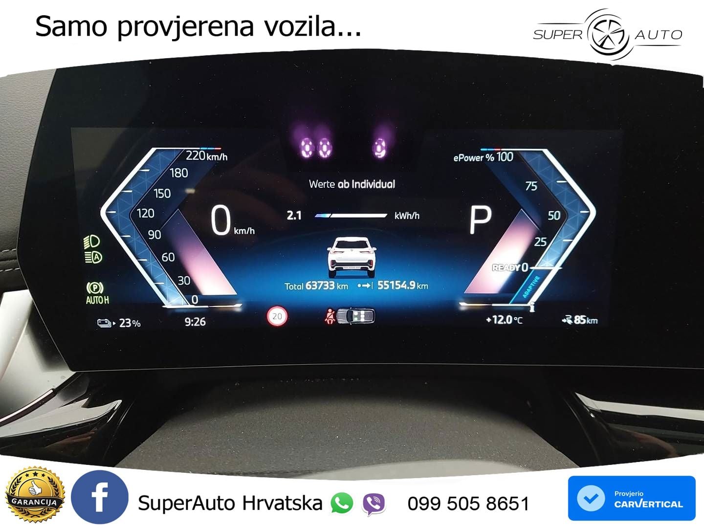BMW iX1 68 kWh (313 KS) xDrive30 M Sport LED+GR SJED+ACC