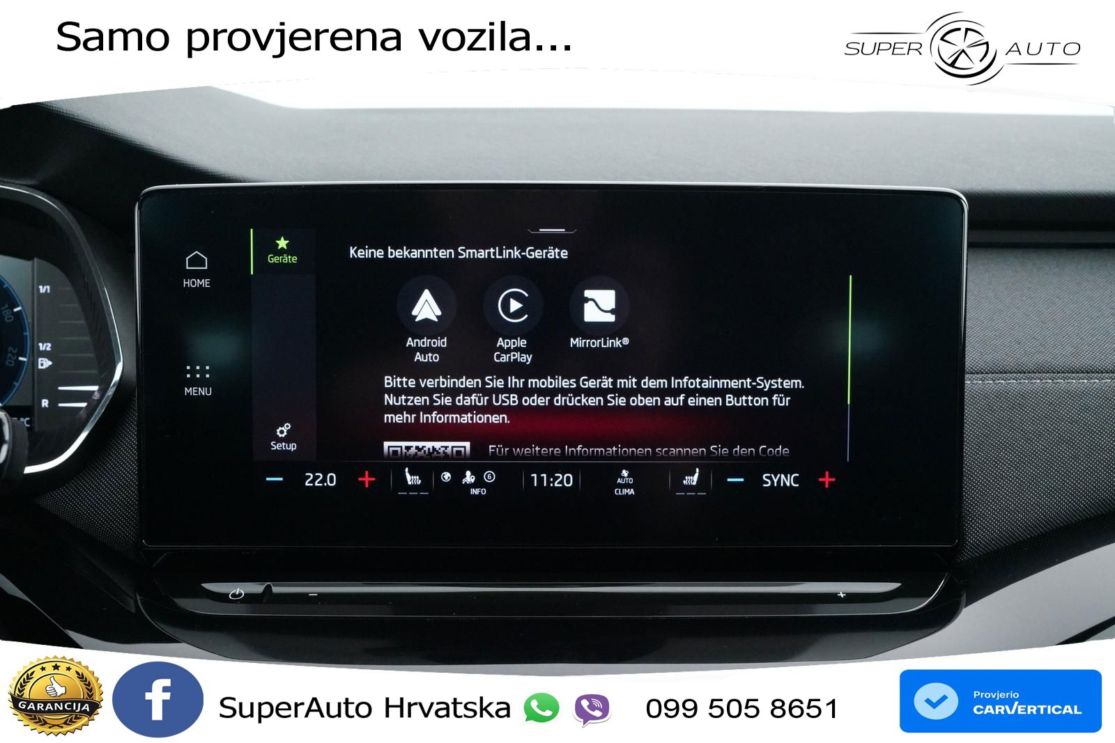 Škoda Octavia Combi 2.0 TDI (150 KS) DSG SportLine MATRIX+GR SJED+KAM