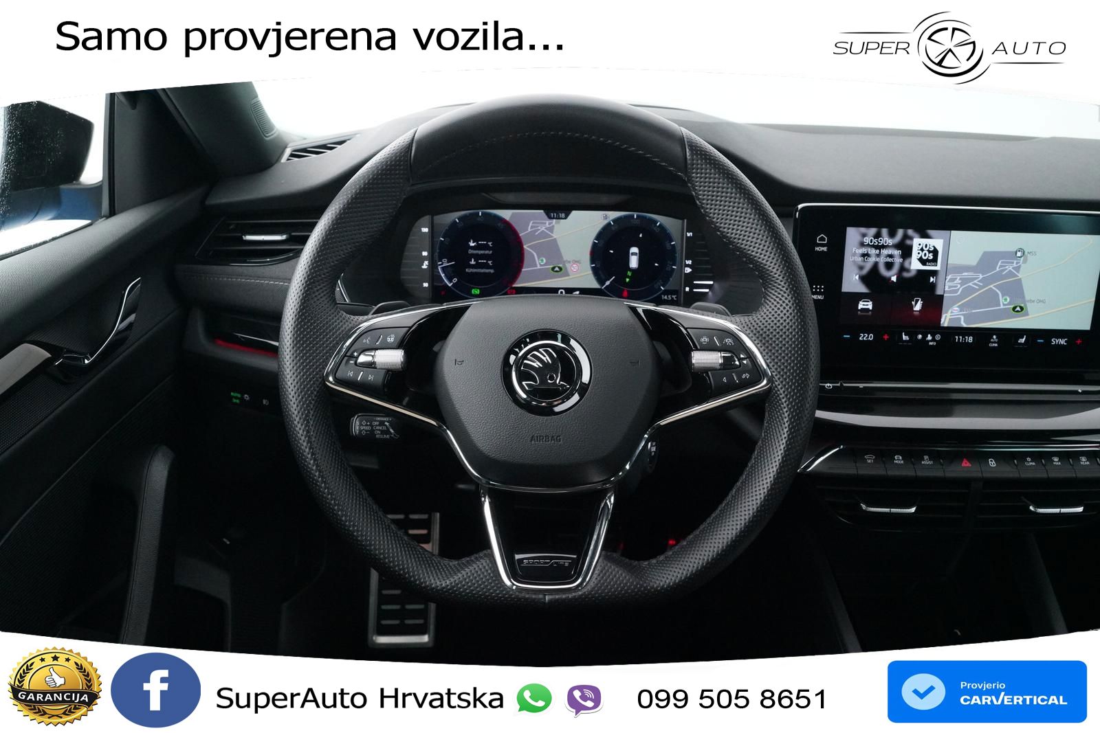 Škoda Octavia Combi 2.0 TDI (150 KS) DSG SportLine MATRIX+GR SJED+KAM