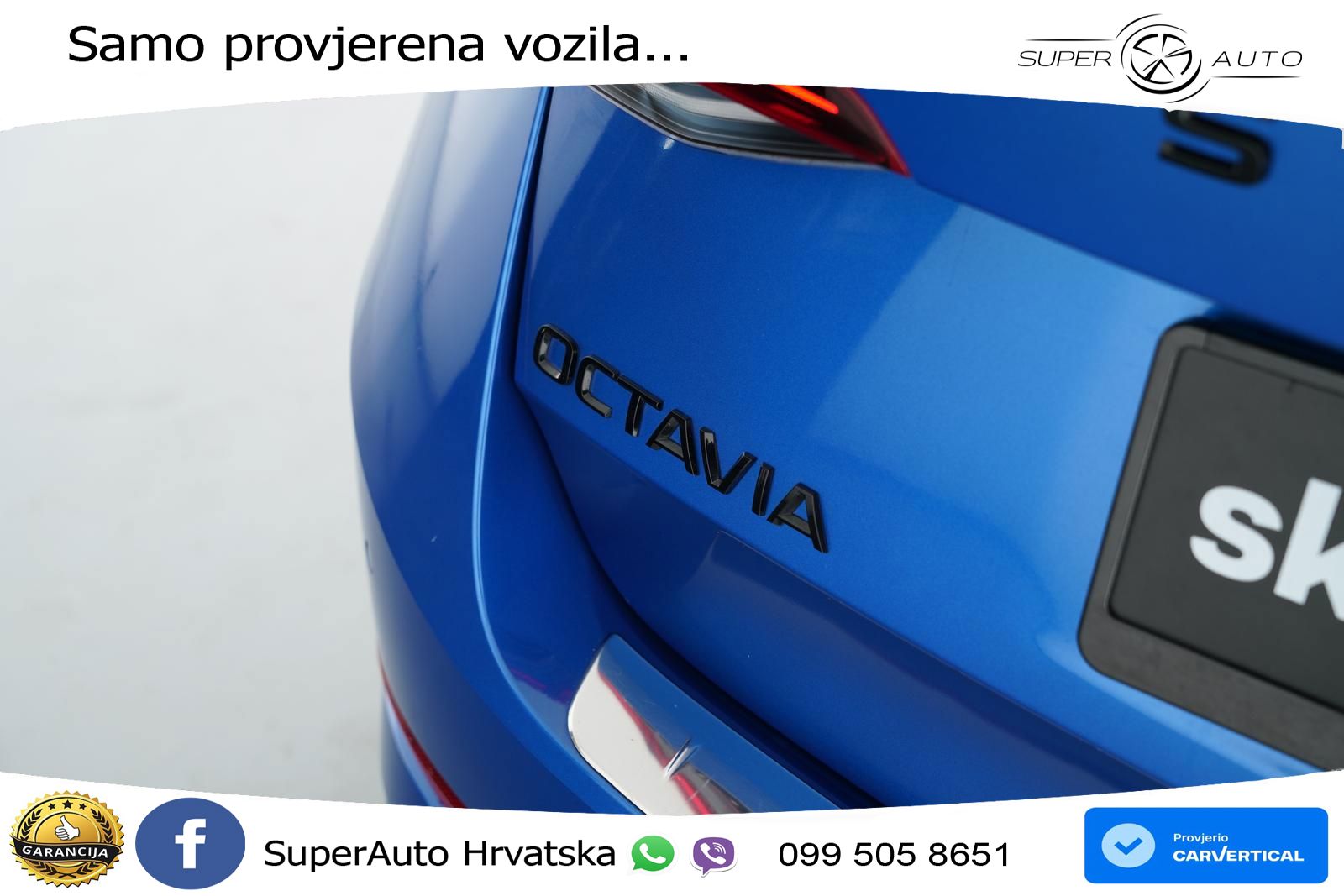 Škoda Octavia Combi 2.0 TDI (150 KS) DSG SportLine MATRIX+GR SJED+KAM