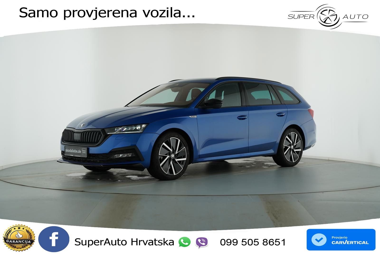 Škoda Octavia Combi 2.0 TDI (150 KS) DSG SportLine MATRIX+GR SJED+KAM