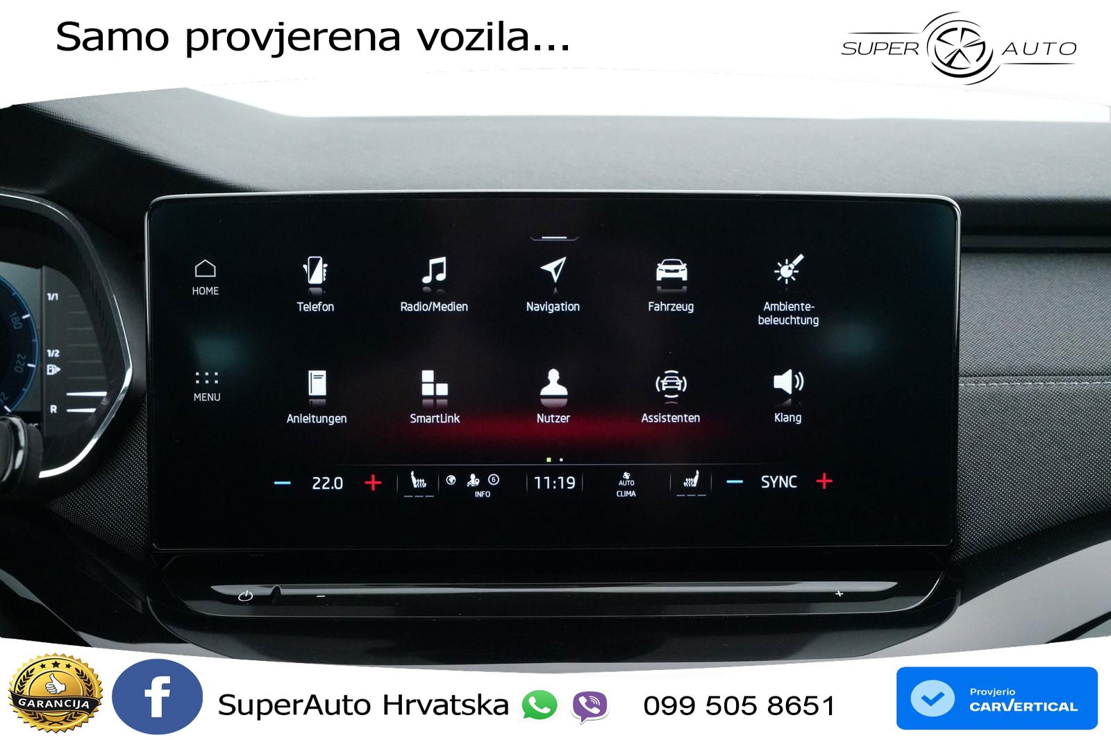 Škoda Octavia Combi 2.0 TDI (150 KS) DSG SportLine MATRIX+GR SJED+KAM