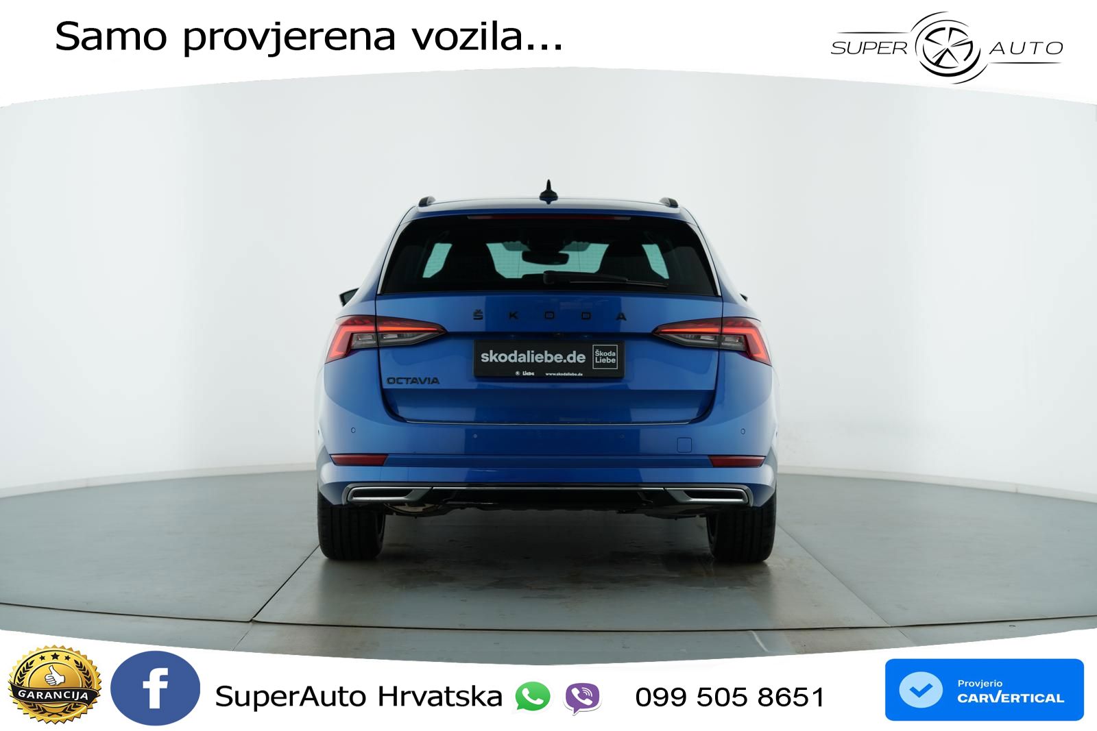 Škoda Octavia Combi 2.0 TDI (150 KS) DSG SportLine MATRIX+GR SJED+KAM