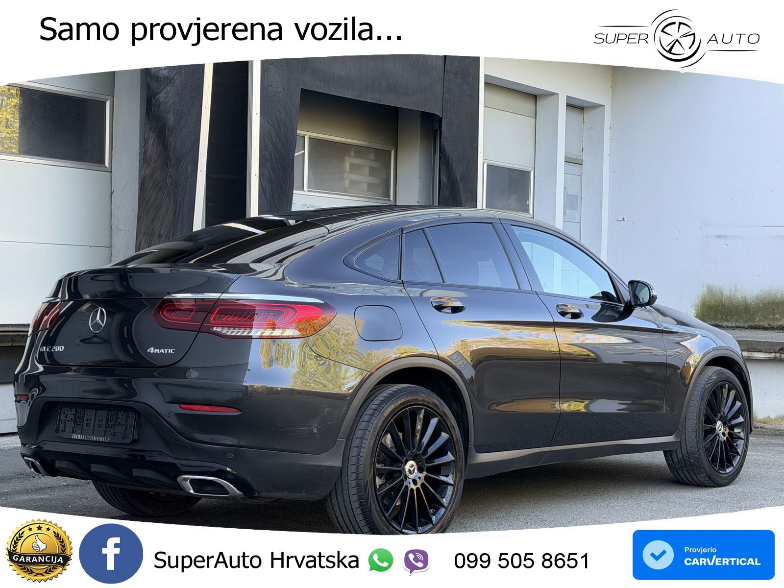Mercedes GLC Coupe 200 (197 KS) 4MATIC G-TRONIC AMG LED+GR SJED+ACC