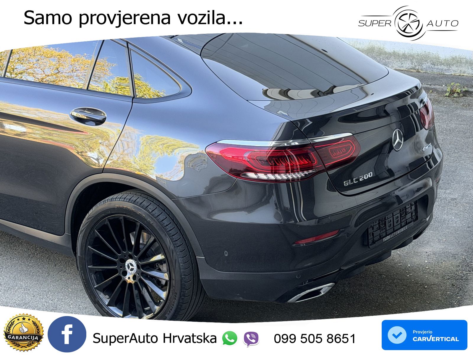 Mercedes GLC Coupe 200 (197 KS) 4MATIC G-TRONIC AMG LED+GR SJED+ACC