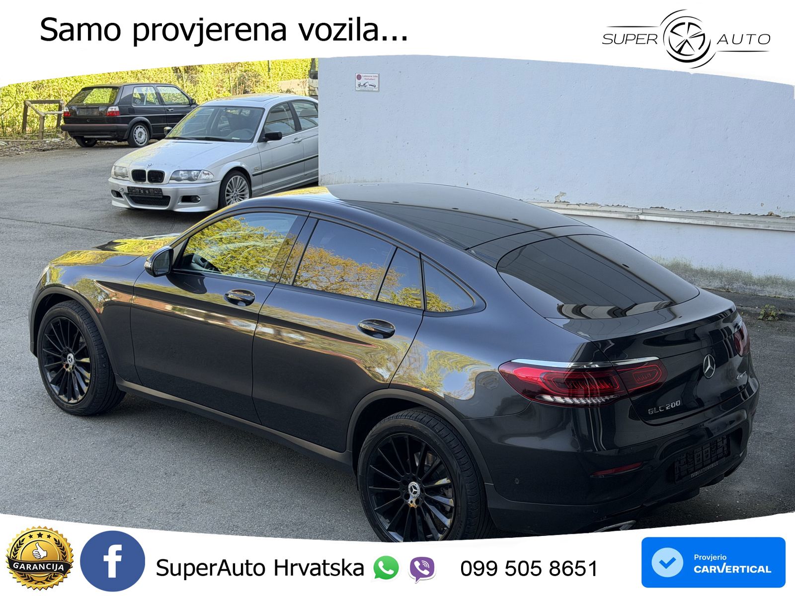 Mercedes GLC Coupe 200 (197 KS) 4MATIC G-TRONIC AMG LED+GR SJED+ACC