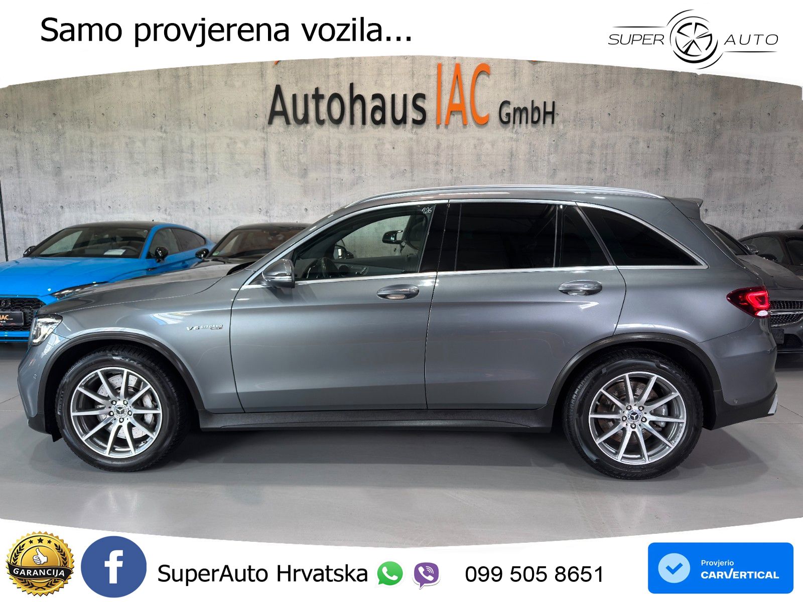 Mercedes AMG GLC 63 V8 (476 KS) 4MATIC+ MCT LED+GR SJED+ACC