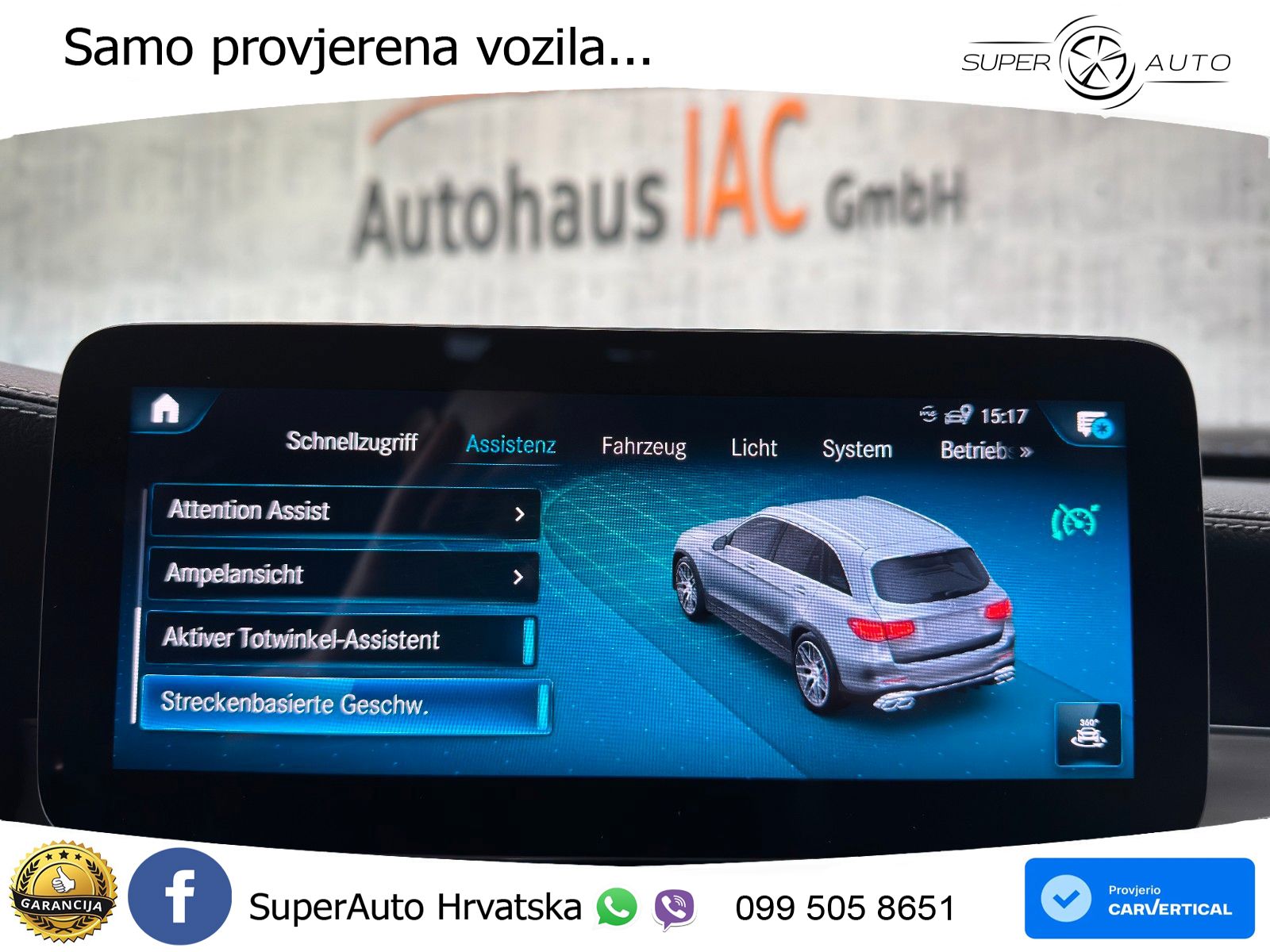 Mercedes AMG GLC 63 V8 (476 KS) 4MATIC+ MCT LED+GR SJED+ACC