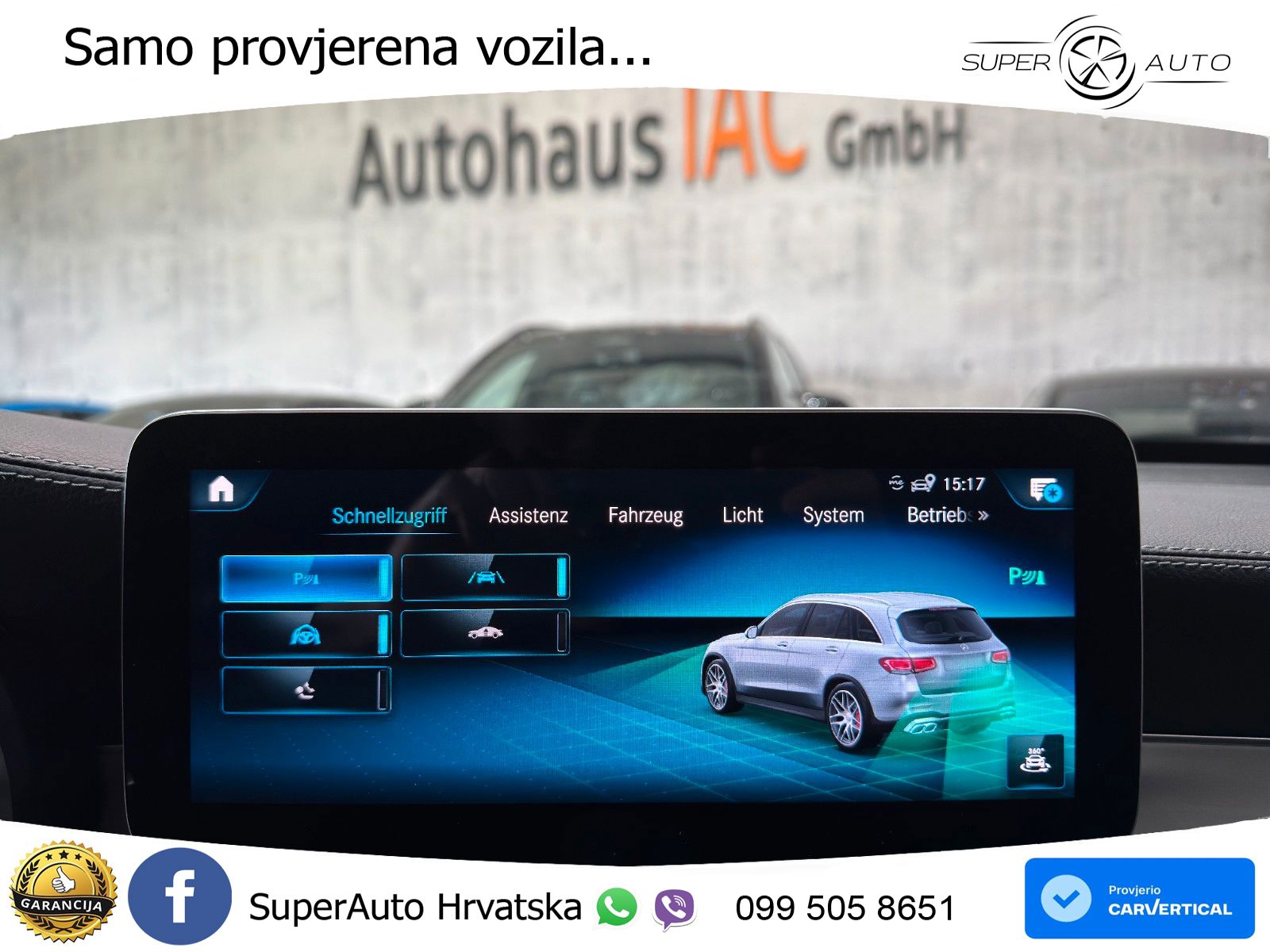 Mercedes AMG GLC 63 V8 (476 KS) 4MATIC+ MCT LED+GR SJED+ACC