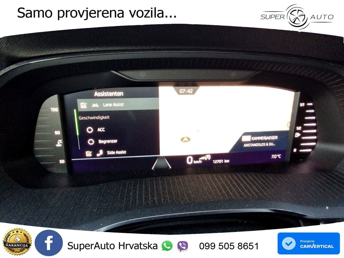 Škoda Octavia Combi 2.0 TDI (150 KS) DSG LED+GR SJED+ACC