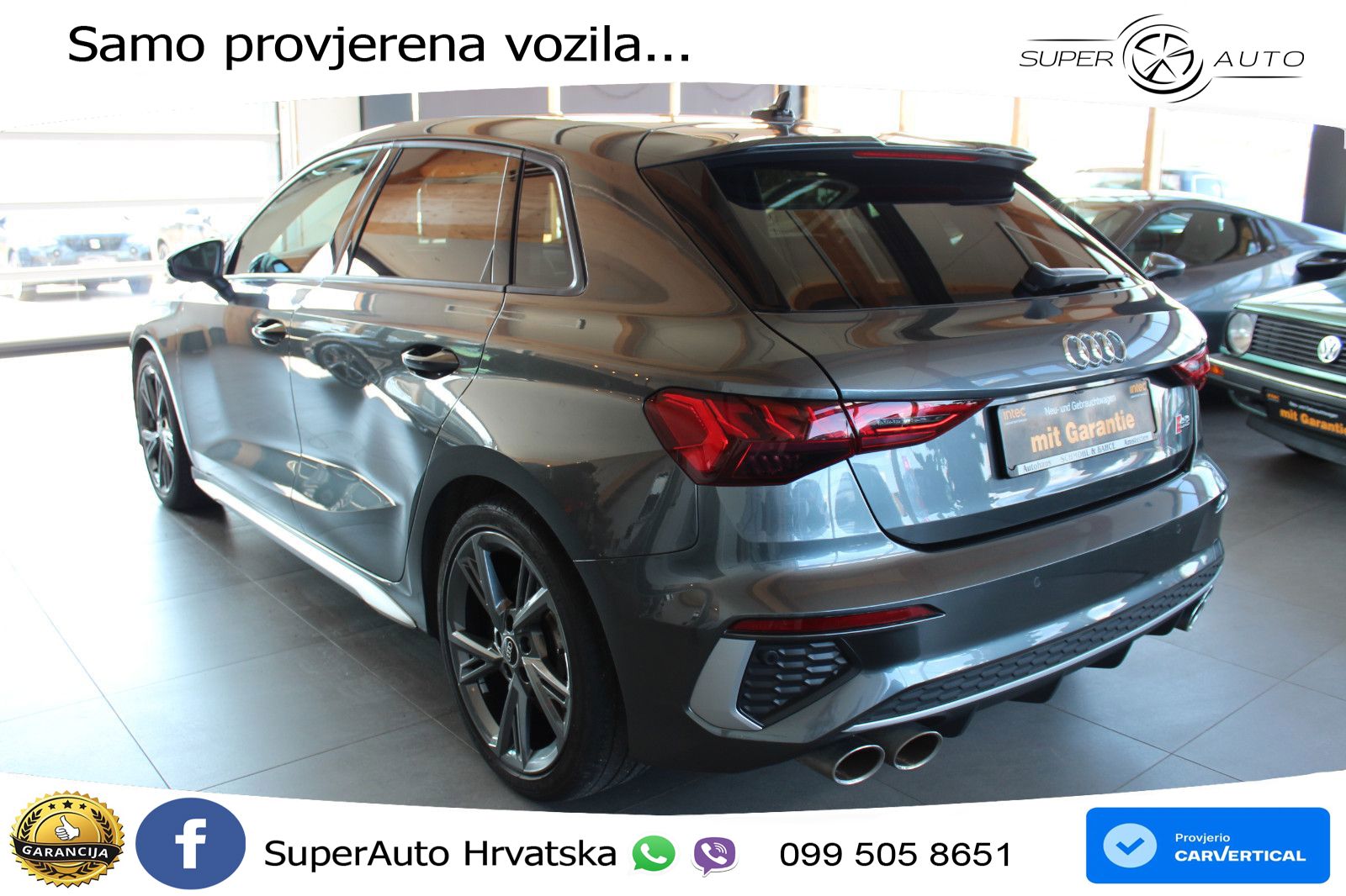 Audi S3 2.0 TFSI (310 KS) quattro S tronic LED+GR SJED+ACC