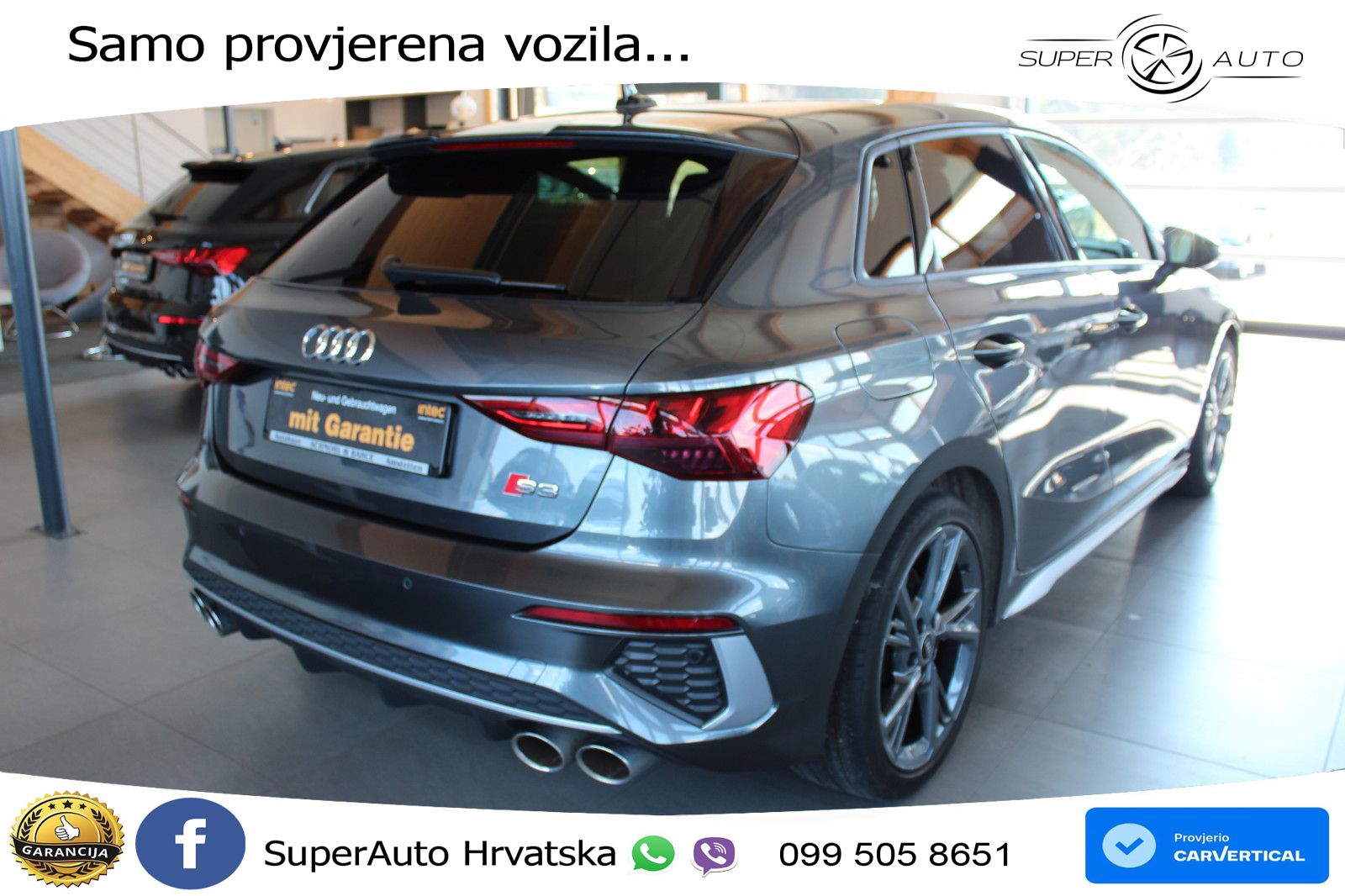 Audi S3 2.0 TFSI (310 KS) quattro S tronic LED+GR SJED+ACC