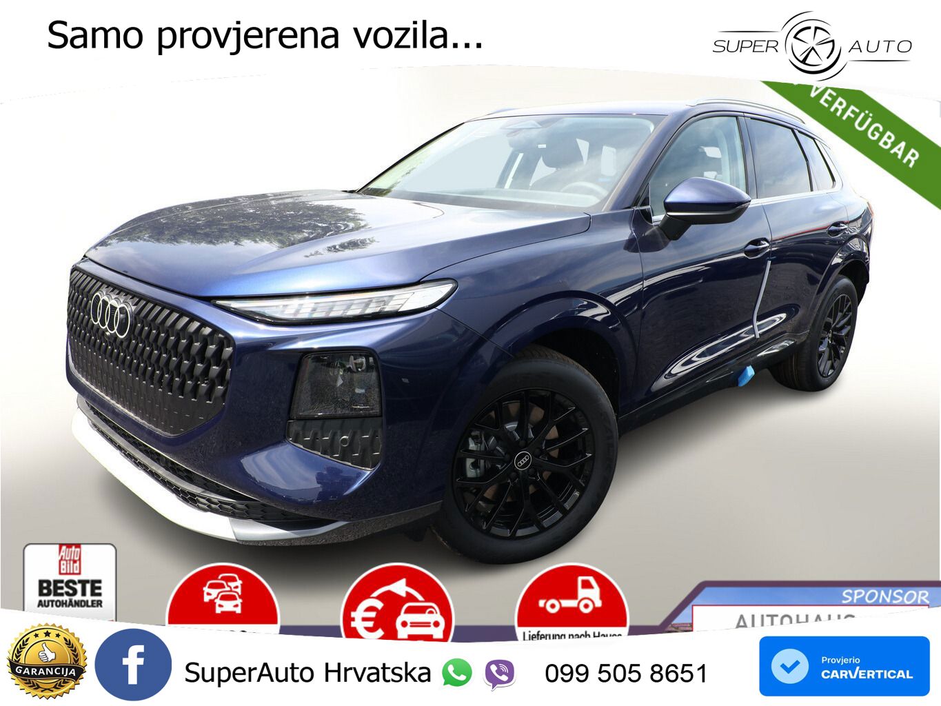 Audi Q3 2.0 TFSI (204 KS) quattro S tronic LED+GR SJED+ACC