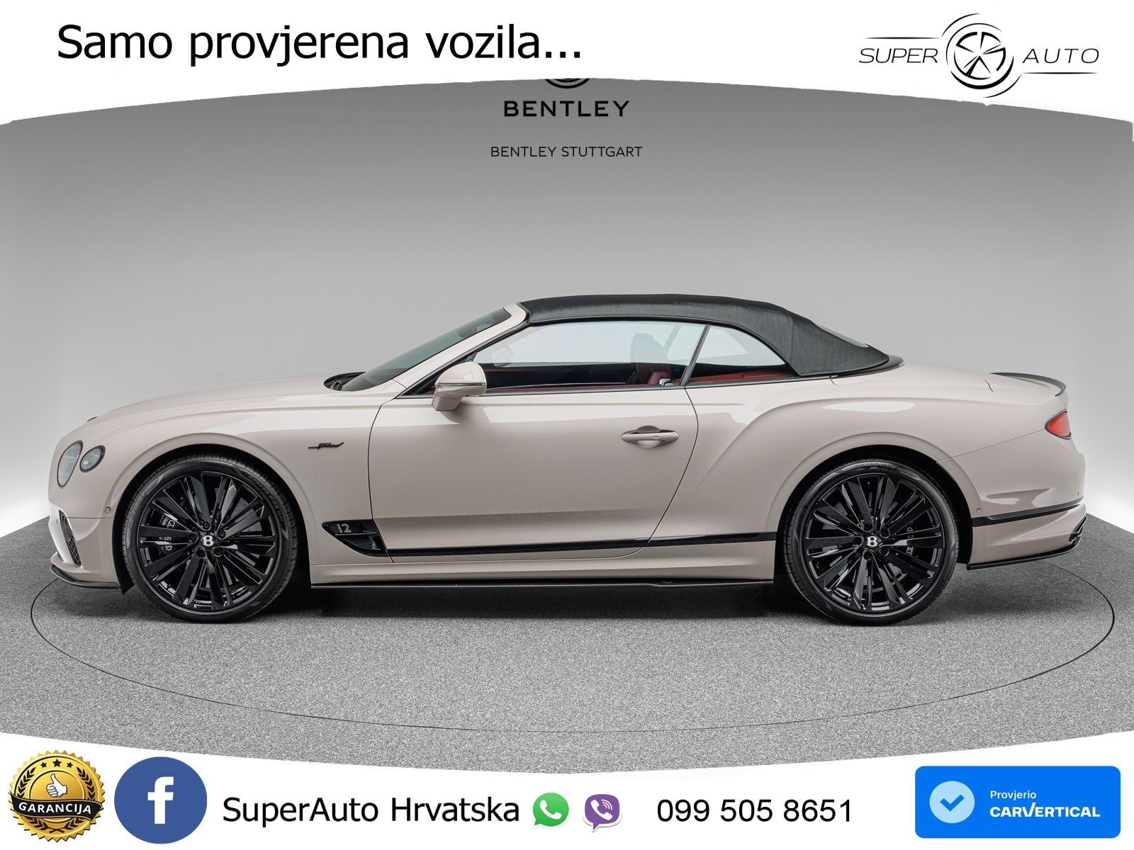 Bentley Continental GTC III Speed 6.0 TSI W12 (659 KS) AWD DCT LED+GR SJED+ACC