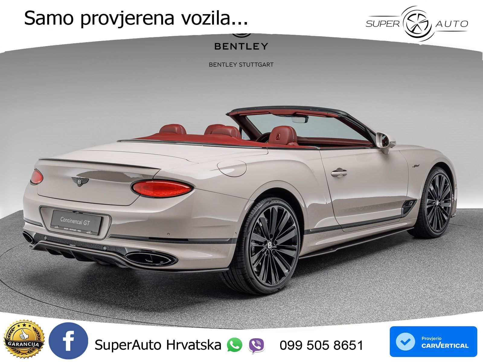 Bentley Continental GTC III Speed 6.0 TSI W12 (659 KS) AWD DCT LED+GR SJED+ACC