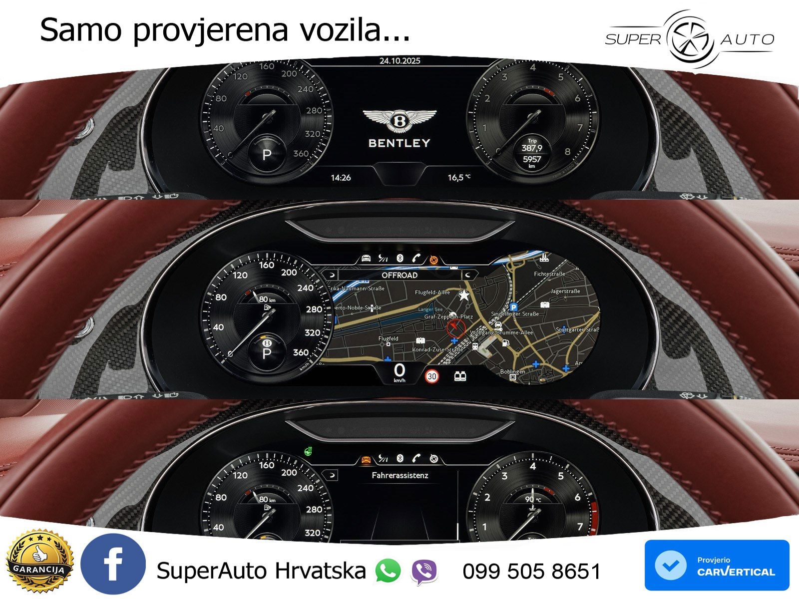 Bentley Continental GTC III Speed 6.0 TSI W12 (659 KS) AWD DCT LED+GR SJED+ACC