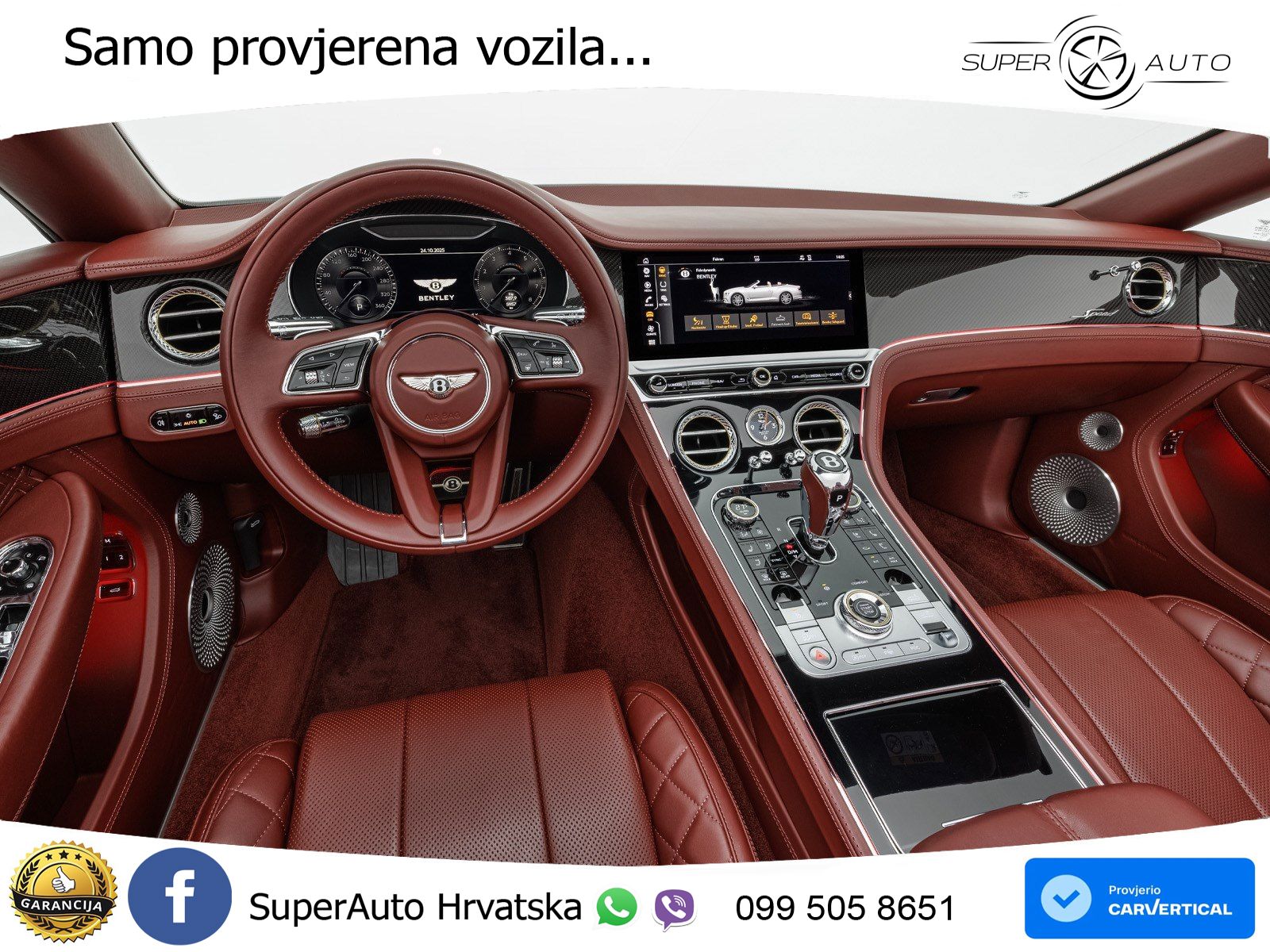 Bentley Continental GTC III Speed 6.0 TSI W12 (659 KS) AWD DCT LED+GR SJED+ACC