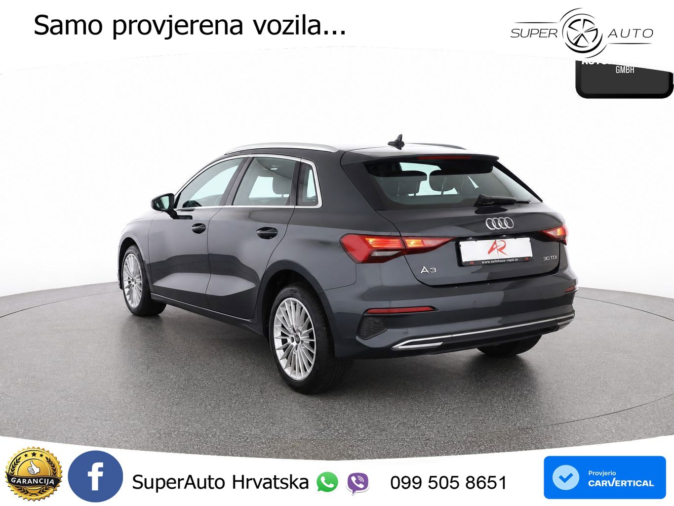 Audi A3 30 TDI (116 KS) S tronic LED+GR SJED+ACC