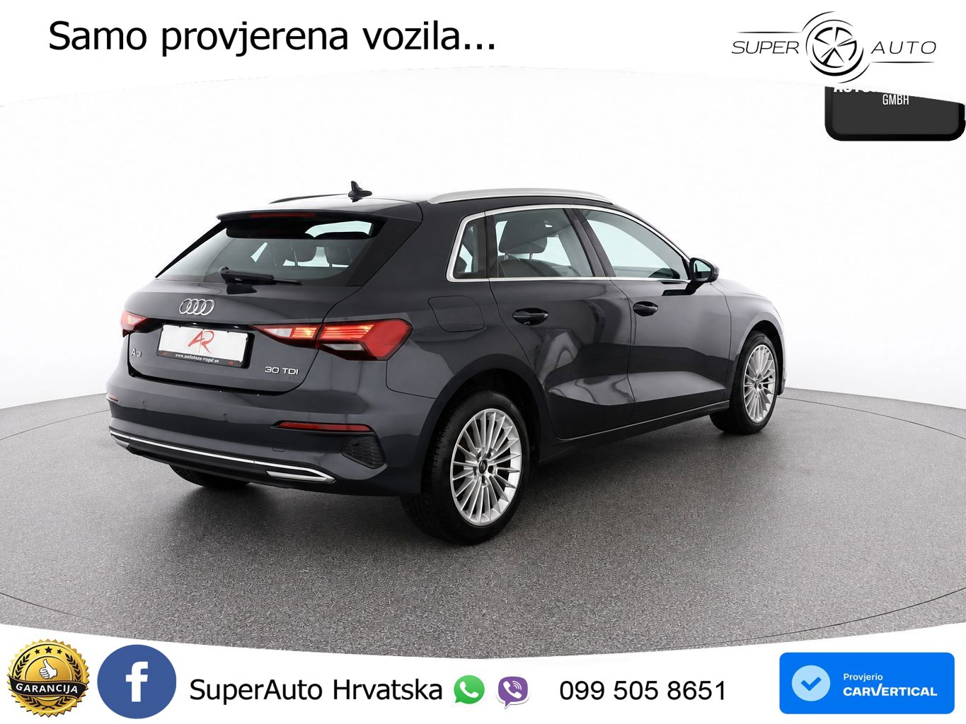 Audi A3 30 TDI (116 KS) S tronic LED+GR SJED+ACC