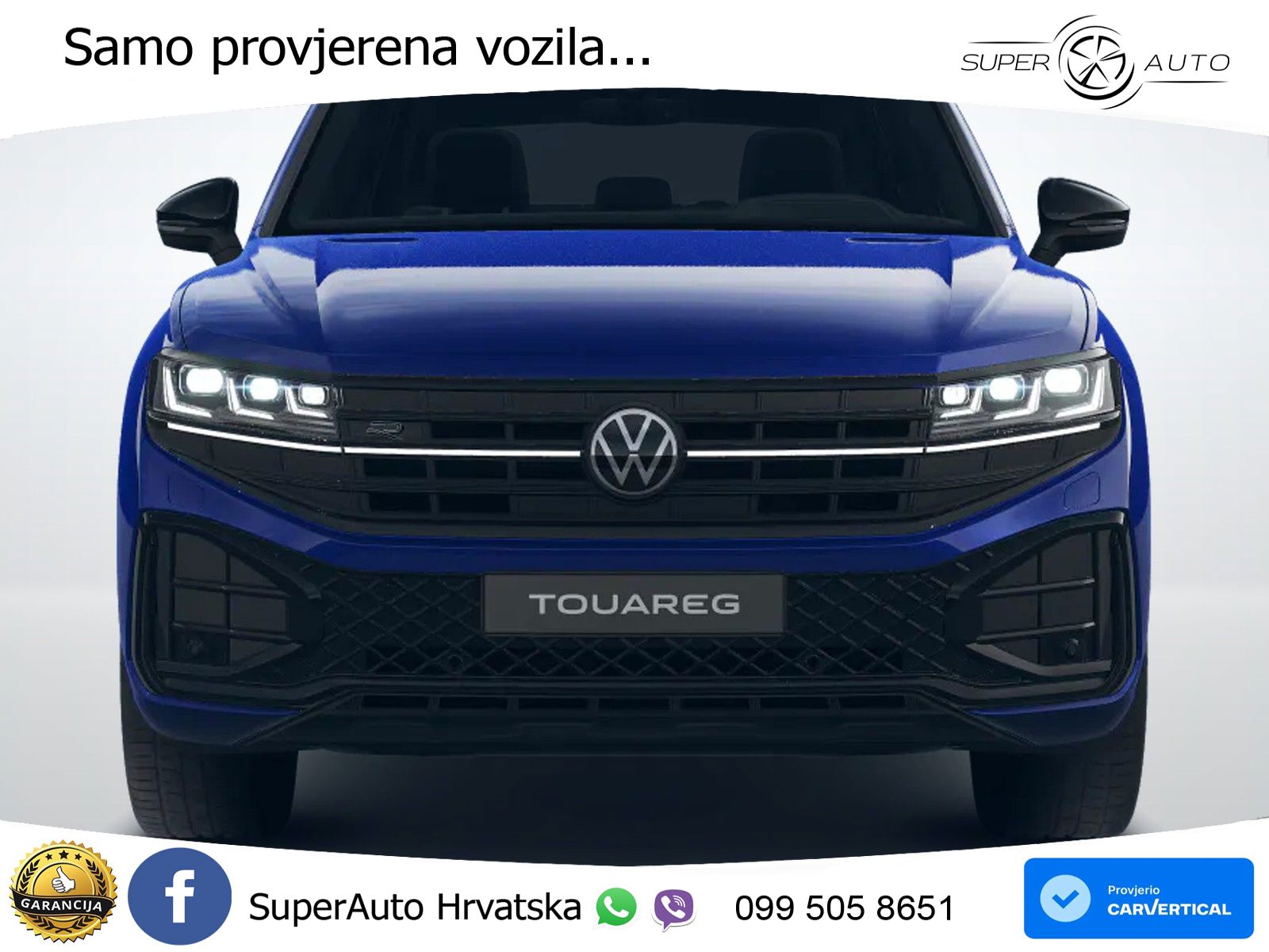 Volkswagen Touareg 3.0 V6 TDI (286 KS) 4MOTION Tiptronic R-Line ZRAČNI+ACC+GR SJED+KAM+PANO