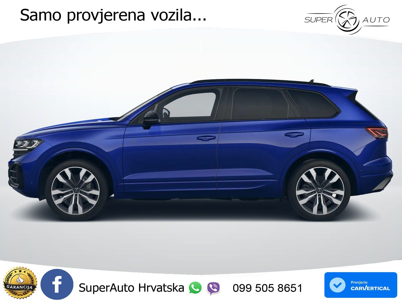 Volkswagen Touareg 3.0 V6 TDI (286 KS) 4MOTION Tiptronic R-Line ZRAČNI+ACC+GR SJED+KAM+PANO