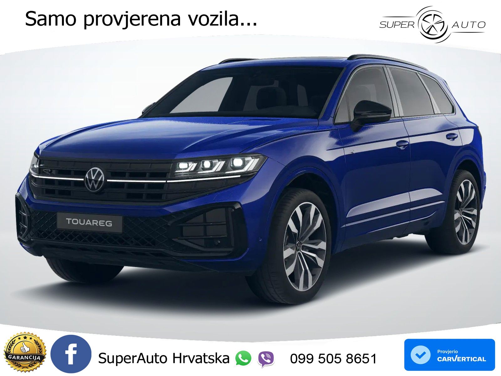 Volkswagen Touareg 3.0 V6 TDI (286 KS) 4MOTION Tiptronic R-Line ZRAČNI+ACC+GR SJED+KAM+PANO
