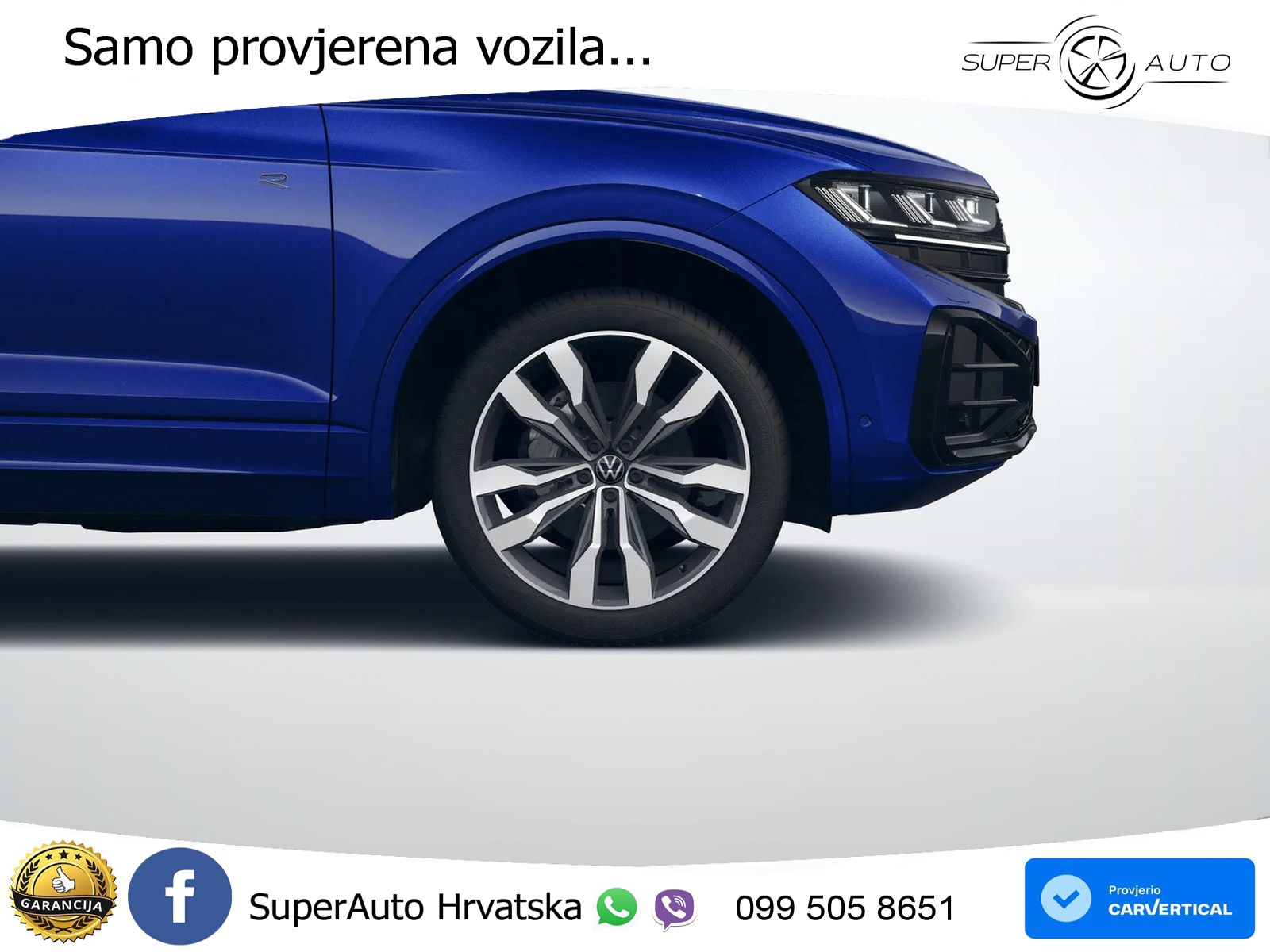 Volkswagen Touareg 3.0 V6 TDI (286 KS) 4MOTION Tiptronic R-Line ZRAČNI+ACC+GR SJED+KAM+PANO