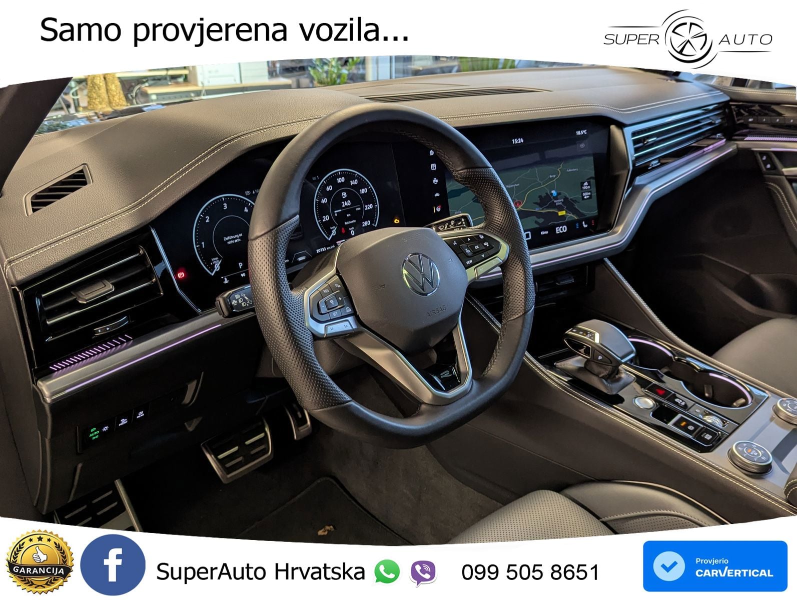 Volkswagen Touareg 3.0 V6 TDI (286 KS) 4MOTION Tiptronic LED+GR SJED+ACC