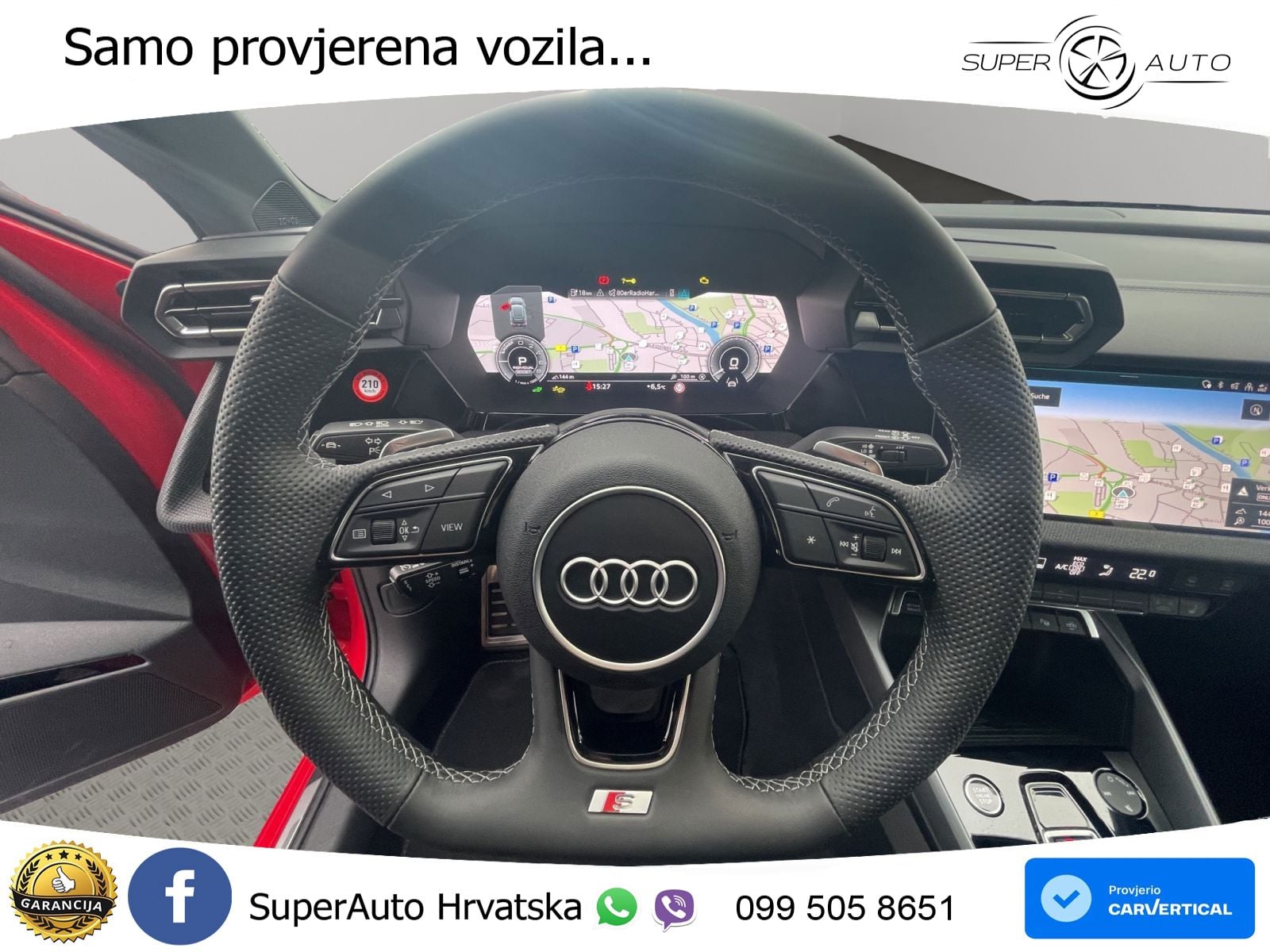 Audi A3 45 TFSIe (272 KS) S tronic S line MATRIX+GR SJED+KAM
