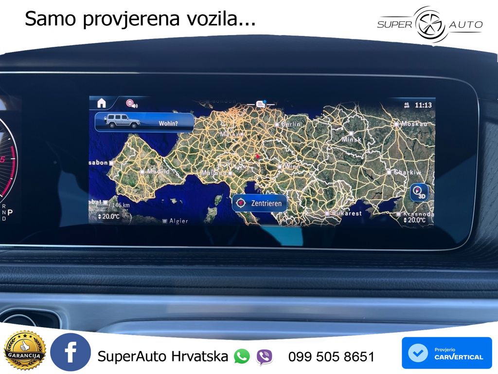 Mercedes G 450d Long (367 KS) 4MATIC 9G-TRONIC Exclusive LED+GR SJED+ACC