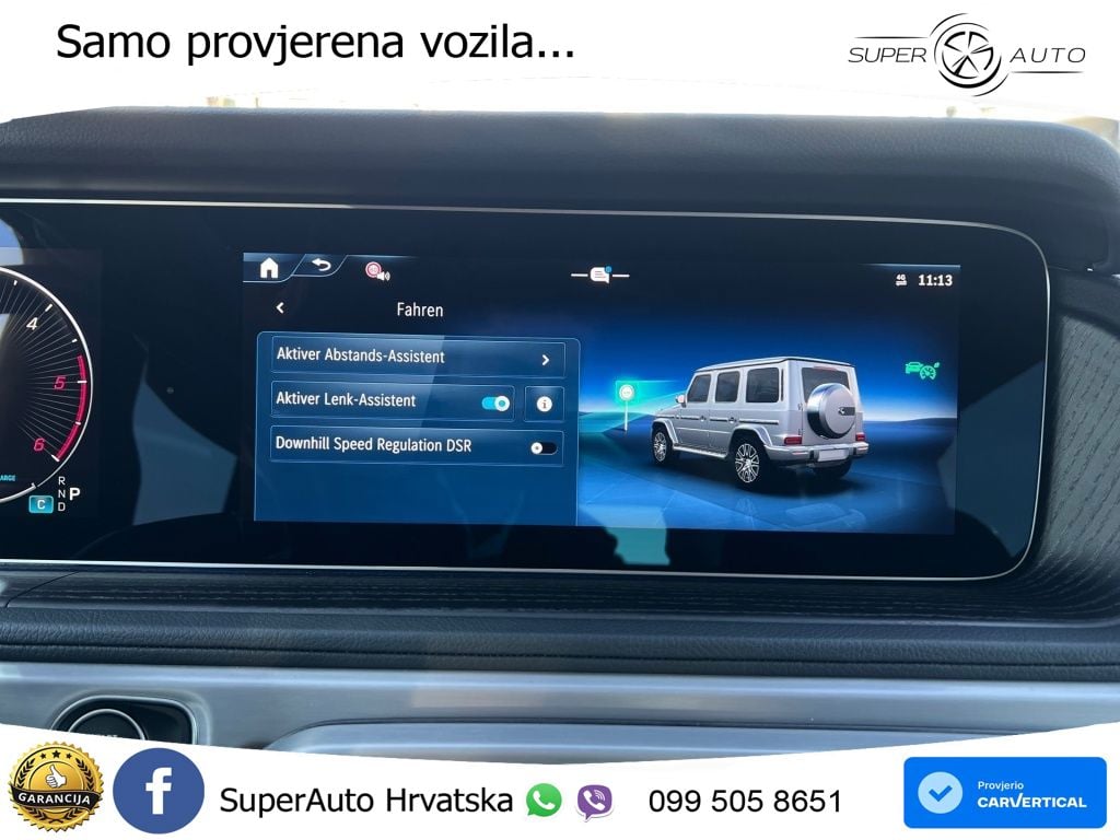 Mercedes G 450d Long (367 KS) 4MATIC 9G-TRONIC Exclusive LED+GR SJED+ACC
