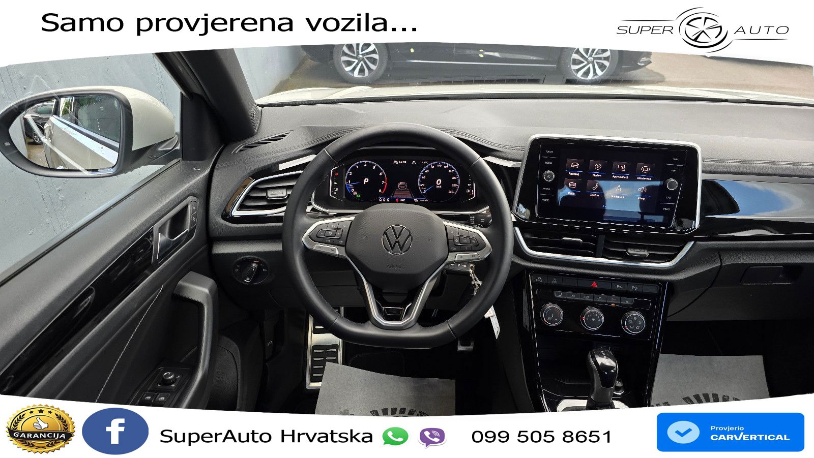 Volkswagen T-Roc 1.5 TSI (150 KS) DSG R-Line LED+GR SJED+ACC