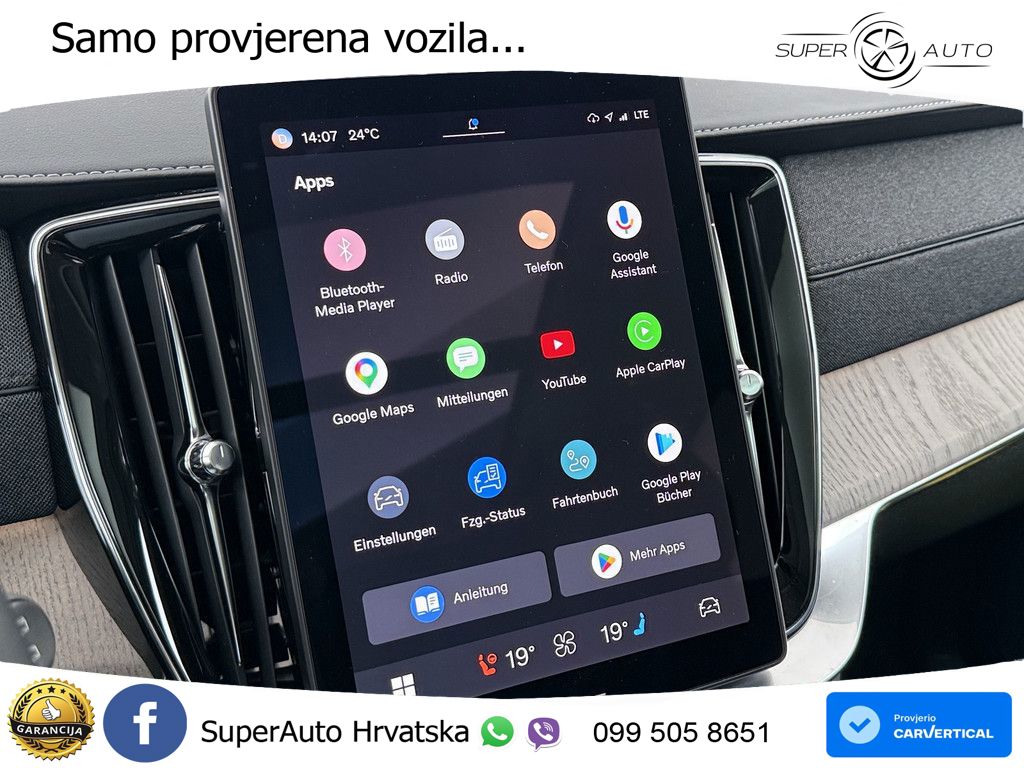 Volvo XC90 2.0 T8 AWD Automatic ACC+HEAD+4xGR SJED+360+PANO