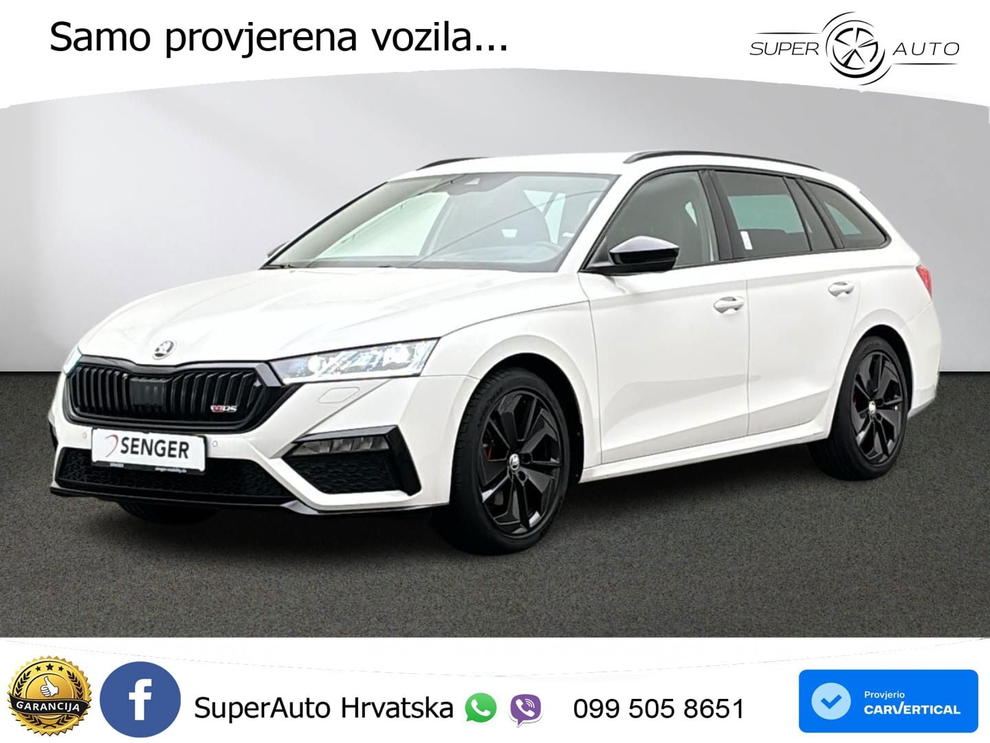 Škoda Octavia Combi RS 2.0 TDI (200 KS) DSG MATRIX+GR SJED+KAM