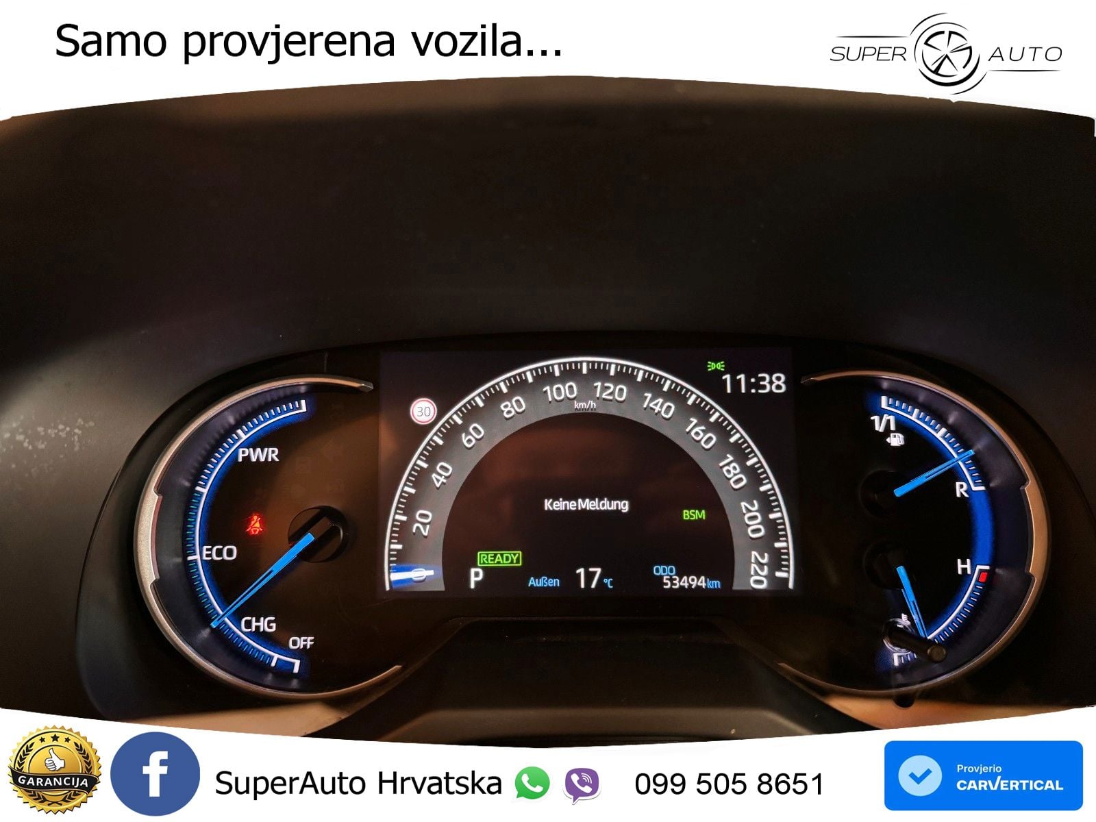Toyota RAV4 2.5 (218 KS) Hybrid e-CVT LED+GR SJED+ACC