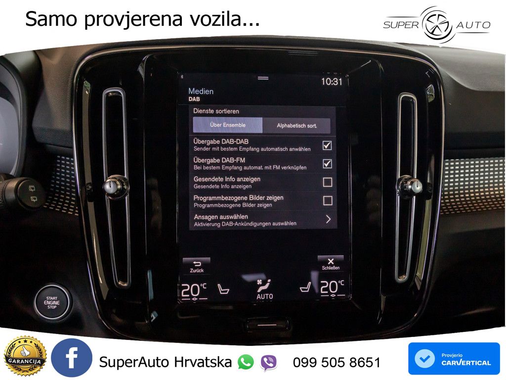 Volvo XC40 2.0 B4 AWD 197 KS Automatic LED+GR SJED+ACC