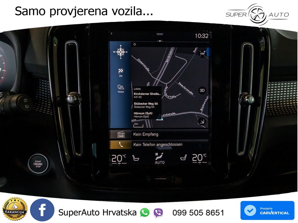 Volvo XC40 2.0 B4 AWD 197 KS Automatic LED+GR SJED+ACC