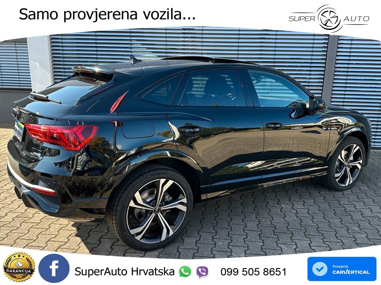 Audi Q3 Sportback 40 TDI (193 KS) quattro S tronic S line LED+GR SJED+ACC