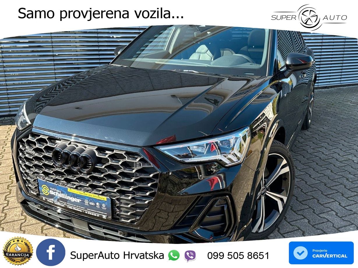 Audi Q3 Sportback 40 TDI (193 KS) quattro S tronic S line LED+GR SJED+ACC