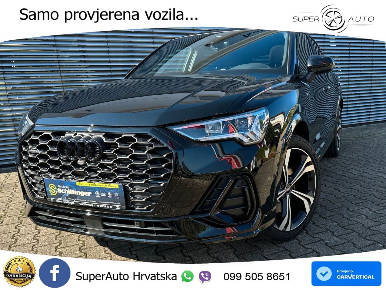 Audi Q3 Sportback 40 TDI (193 KS) quattro S tronic S line LED+GR SJED+ACC