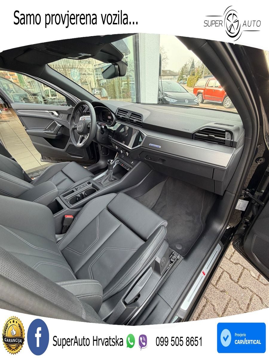Audi Q3 Sportback 40 TDI (193 KS) quattro S tronic S line LED+GR SJED+ACC