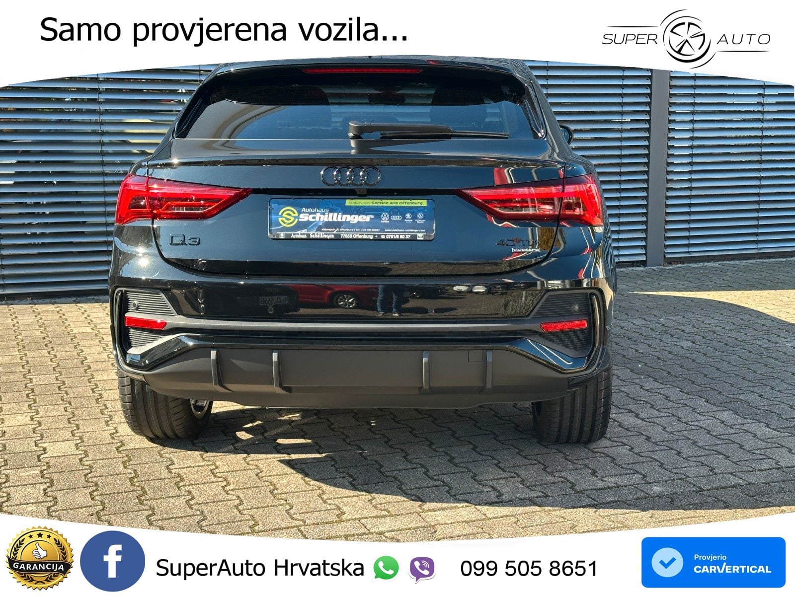 Audi Q3 Sportback 40 TDI (193 KS) quattro S tronic S line LED+GR SJED+ACC