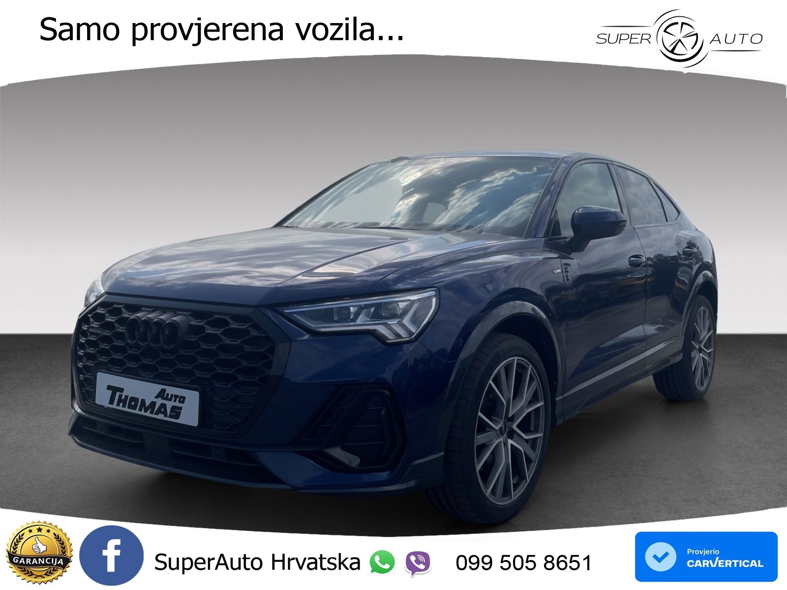 Audi Q3 Sportback 40 TDI (200 KS) quattro S tronic S line MATRIX+GR SJED+KAM