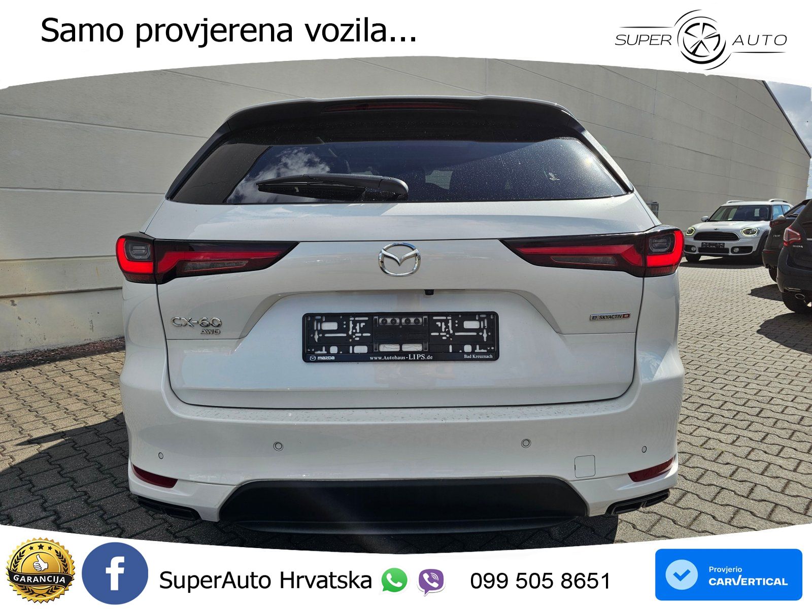 Mazda CX-60 3.3 e-Skyactiv D (254 KS) AWD Automatic LED+GR SJED+ACC