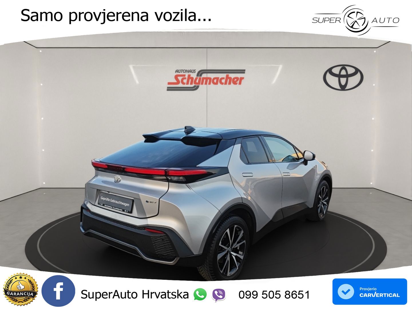 Toyota C-HR 1.8 (140 KS) Hybrid e-CVT Team Deutschland LED+GR SJED+ACC