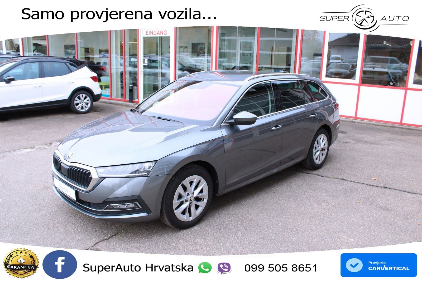 Škoda Octavia Combi 2.0 TDI (150 KS) DSG LED+GR SJED+ACC