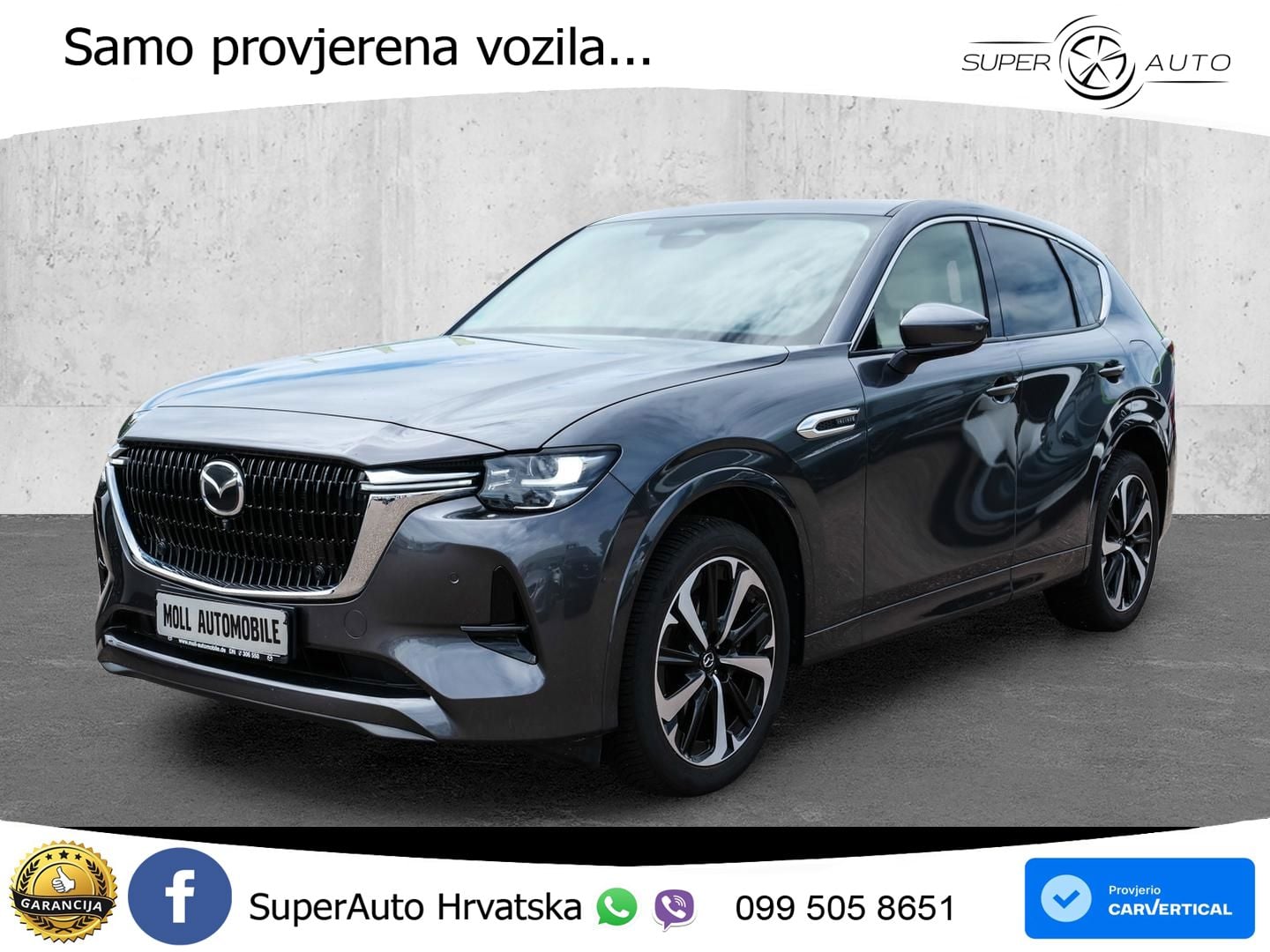 Mazda CX-60 3.3 e-Skyactiv D (254 KS) AWD Automatic LED+GR SJED+ACC